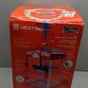 West Bend Stir Crazy Movie Theater Popcorn Popper, Gourmet Popcorn Maker Machine with Nonstick Popcorn Kettle, Measuring Tool and Popcorn Scoop for Popcorn Machine, 4-Qt., Red