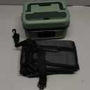 ODSD Cordless Electric Lunch Box for Adults, 16000mAh Rechargeable Self-Heating Lunch Box Food Warmer with Timer & Adjustable Heating, 34oz/1L Container with Insulated Bag for Office Car Outdoor (Green/Dark Green)