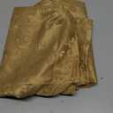 Elrene Home Fashions Caiden Elegance Damask Waterproof, Stain & Wrinkle Resistant Fabric Tablecloth, 52" x 52" Square, Gold