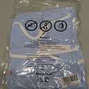 Women's Fall Ribbed Knit Two Piece Outfit Long Sleeve Top & High Waist Pleated Midi Skirt with Pockets (Blue, S)