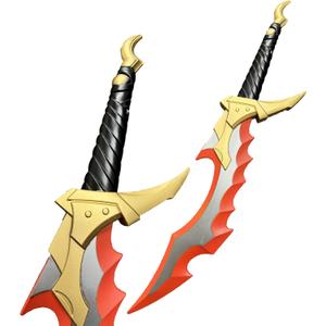 Solo Leveling Jinwoo Foam Dagger Cosplay Prop, Polyurethane Material, 16+ Age, for Halloween, Conventions, Xmas Gift (Knight Killer)