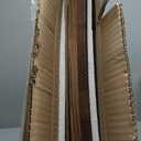 Noodle Board Stove Cover with Handle Wooden Stove Top Cover Board 29.5x22" for Electric Gas Stove Burner, Glass Range Stovetop Cover (Brown)