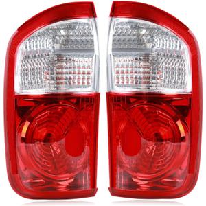Left and Right Tail lights Assembly Compatible with 2004 2005 2006 Toyota Tundra OE Style Rear Light Taillights Replacement for TO2800153 815600C040 TO2801153 815500C040