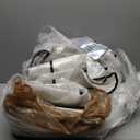 8 Pack Large Strong Moving Bags with Zippers & Carrying Handles - Water-Resistant - Heavy Duty Storage Tote for Space Saving, Fold Flat, Alternative to Moving Box (Semi-Transparent)