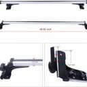 48 inch Car Top Roof Cross Bar 330LB Universal Luggage Cargo Carrier Rack Aluminum