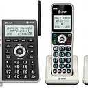 AT&T BL3107-3 3-Handset DECT 6.0 Cordless Home Phone with Bluetooth, Answering System, Smart Call Blocker, Extended Range, 2" Backlit Screen, Lighted Keypad with Big Buttons, Caller ID & Call logs