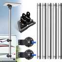 Starlink Mini Pole Mount, Lymorexan 8 Ft Starlink Mimi Mounting Kit with 4.5" Suction Feet, Removable Stainless Steel Pole, Suction Cup Mount/Accessories Suitable for RV, Van, Truck