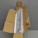 Novabright 1 Pack Acrylic File Organizer Box with Handles, Clear Hanging File Organizer for Letter Size/a4 Filing Crate Bin Holder for Desk, Office, Home, School