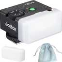 Godox Flash iM30 Mini Flash with Diffuser for Canon/Sony zv1 zve10 /Nikon/Fuji/Olympus Universal Hotshoe Cameras, Speedlite GN 15, 7 Power Levels, 6500K200K, 230 Full-Power Camera Flashes