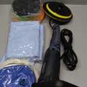 Buffer Polisher, Rotary Buffer 1200W, Car Buffing Kit with Speed 1600-3500RPM, 6inch/7inch Backing Plate, Polishing kit for Car Detailing (RO Polisher)