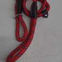 Fida Slip Leads for Dogs - 6 FT x 1/2" Heavy Duty Comfortable Strong Rope Leash for Large, Medium Dogs - No Pull Pet Training Leash with Highly Reflective Red