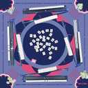 2025 chloroprene rubber mahjong mat (with rules) odorless, free of polycyclic aromatic hydrocarbons, wrinkle free American style mahjong mat, anti slip, noise reducing mahjong gift (31.5 in * 31.5 in)