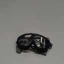 Swim Goggles, Polarized Adult Swimming Goggles Bungee Strap No Hair Pulling Anti-fog Pool Goggles for Men Women (01-black White/Polarized Mirror Gold)