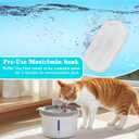 16-Pack Cat Water Fountain Filter  Cat Fountain Replacement Filters for Stainless Steel Adjustable Water Flow Pet Water Fountain, Dog Water Fountain