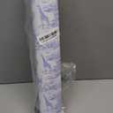 Dtiafu Baby Shower Wrapping Paper Roll for Boys Girls Kids Blue White Jungle Animals Design Gift Wrap Sheets for Holiday Birthday Baby Shower Party Packing Supplies - Total 28.5sq.ft