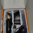 oneisall Dog Clipper Low Noise, Dog Grooming Kit with Rechargeable, Pet Shaver Cordless Electric Quiet Hair Clipper Set for Dogs Cats PetsGold