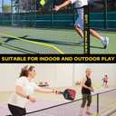 A11N SPORTS Designed for All Weather Conditions with Steady Metal Frame and Strong PE Net, Regulation Size Net with Carrying Bag- 22 Wide x 36 Tall, Indoor/Outdoor Use
