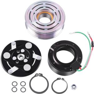 SCITOO AC Compressor Clutch Fit for Honda CRV 2.4L 2007-2014, for Honda Civic 2.4L 2012-2015, for Acura RDX 2.3L 2007-2012