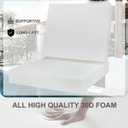 Favoyard Deep Seat Patio Cushion Set 24 x 24 Inch Waterproof Outdoor Chair Cushions for Patio Furniture with Fade Resistant and Removable Cover with Handle & Adjustable Straps for Patio, Yard, Garden
