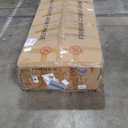 FONTOI L Shaped Sectional Couch with Otttoman, 97" Sectional Sofa for Living Room Flannel Modular Couches with Cup Holders for Bedroom, Apartments, Black