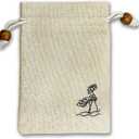 Drawstring Burlap Gift Bags Empty Sachet Bags for Lavender, Soft Breathable Washable Pouches, Storage Bags for Organizing. (Beige-50, 4.72 * 5.91 inch)