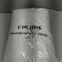 10x20ft White Backdrop for Photography, Dual-Size Dual-Pocket Design Photo Booth Background for Portrait Photoshoot, Party and Video with Both Options of 10 feet and 20 feet in Width