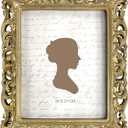 AELS 8x10 Inch Vintage Picture Frame, Elegant Antique Photo Frames with Glass Front, Photo Display, Tabletop Wall Hanging, Gift Ideas, Silver-gold Hollow Pattern