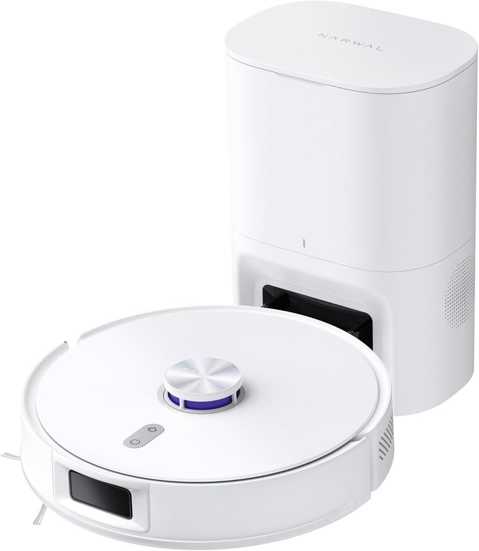 NARWAL Freo S Robot Vacuum and Mop Combo, 8000Pa, Self Emptying
