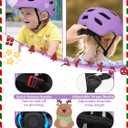 XJD Toddler Helmet Kids Bike Helmet for Infant/Baby Multi-Sport Adjustable Skateboard for Kids Boys Girls Lightweight for Age 1 and Older (Light Purple, X-Small: 18.11"-20.08" / 46-51 cm)