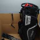 Precise M5 Mens Golf Set 460cc Driver, Wood, Hybrid, 5-PW Irons, Putter, Stand Bag, 3 Headcovers (Left Hand Regular Size), Pack of 8 