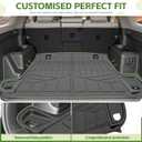 Trunk Mat for 2010-2024 Toyota 4Runner 5 Seats (W/O Sliding Tray & No 3rd Seat) Rear Cargo Mat All Weather TPE Protector Trunk Liner Accessories