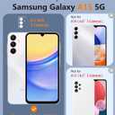 FNTCASE for Samsung Galaxy A15-5G Case: Dual Layer Military Grade Drop Protection Cell Phone Cover with Belt-Clip Holster | Shockproof Rugged Durable Heavy Duty Protective Bumper Tough (Black)