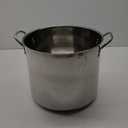 HUBERT Stock Pot 19 Quart Stainless - 11 4/5"Dia x 10 1/4"H