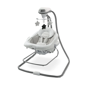 Graco DuetConnect LX Seat & Bouncer, Multi-Direction Seat, Multiple Swinging Speeds, Easily Portable, Redmond