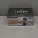 Cambom Rotary Cheese Grater Hand Crank Cheese Shredder for Fresh Cheese, Vegetable, Nuts,Non-slip Suction Base, Free Cleaning Brush Three Blades, Black