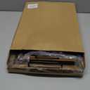 Besti Rustic Vintage Food Serving Trays (Set of 2) | Nesting Wooden Board with Metal Handles | Stylish Farmhouse Decor Serving Platters | Large: 15 x2 x11 - Small: 13 x2 x9 inches (Rustic Burnt)