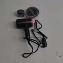 Ionic Hair Dryer with Diffuser, Powerful 1800W Blow Dryer for Women & Men, Fast-Drying Hair Dryer with Nozzle for Home, Salon, Travel (Dark Gray)