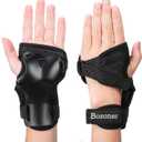 BOSONER Wrist Guards for Roller Skating, Skateboarding, Wristsavers Brace Protective Gear for Youth (1 Pair) (M (Youths 6-14 years))