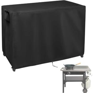 Outdoor Table Cover for Cuisinart Wok Station, 42inch Outdoor Wok Station Cover Waterproof for Cooking Wok Station, Black-42"L x 24"W x 34"H