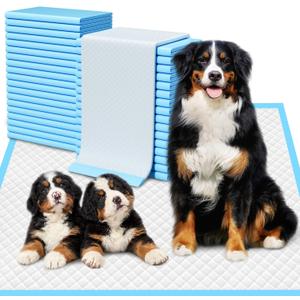 Extra Large Puppy Pads 28" x 34"30 Count, Super Absorbent Dog Pee Pads Quick Drying LeakProof XLarge Dog Training Pads Disposable Training Pads for Dogs Puppies Cats