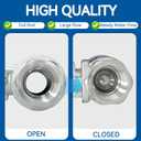 2 Pack Full Port Ball Valve 3/4 NPT 304 Stainless Steel 2 - chip ball valve Female Heavy Duty WOG1000 for Water，Oil，Gas with Locking Devic (3/4", 2)