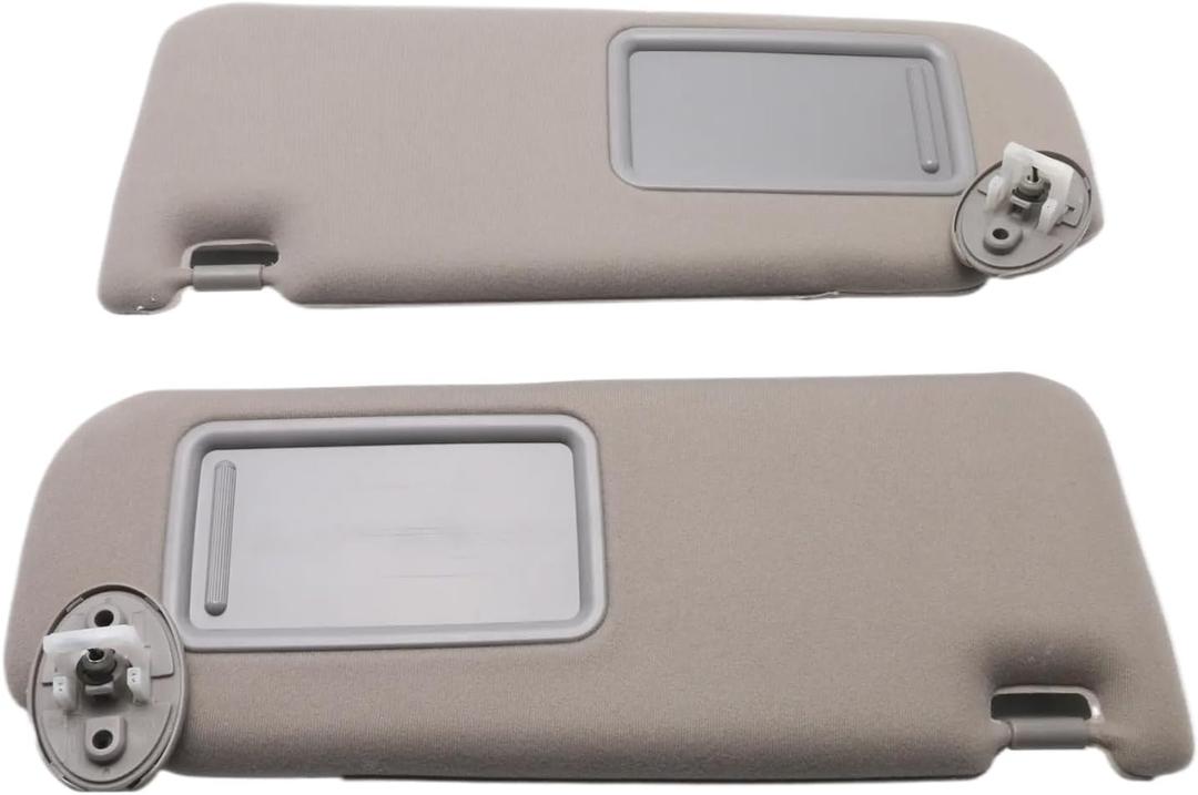 74310-33F80-B0 Passenger Sun Visor Compatible with Toyota Camry 2012 2013 2014 2015 2016 2017
