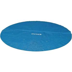 INTEX 28011E Solar Pool Cover: For 10ft Round Easy Set and Metal Frame Pools Insulates Pool Water Reduces Water Evaporation Keeps Debris Out Reduces Chemical Consumption