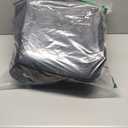 Ski Bag and Boot Bag Combo, Padded Skis Bag for Air Travel, Safety Reinforce Ski Carrier Bag Fits for Skis Up to 200 CM and Boots Up To Size US13, Water- resistant Ski Travel Bag (Black & White)