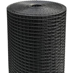Black Hardware Cloth 1/2 inch 36 x 100 Ft 19 Gauge, Coated Wire Mesh Roll, Chicken Wire Fence, Chicken Wire Mesh, Garden Fencing, Tree Guard, Chicken Coop/Run Cover, Hardware Mesh