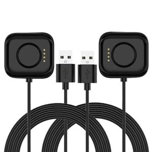 [2-Pack] Watch Charger Station for OnePlus 3, 2, 2R /Oppo Watch 2, 3, 3 Pro SmartWatch Charger Magnetic USB Charging Dock Cable (Black)