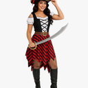 Morph Pirate Costume Women, Womens Pirate Costume, Pirates Dress, Halloween Costumes for Women, Womens Halloween Costumes, M