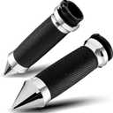 PBYMT 1inch Hand Grips, Cable Throttle Control Handlebar Grips Fit for Harley 96-07 Touring, 08-13 XR, 96-17 Dyna (Except FXDLS), 96-Later XL, 02-17 VRSC