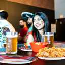 100Pcs Mexican Fiesta Party Plates 10" x 12" Large Disposable 400 GSM Heavy Duty Mexican Floral Stripes Oval Paper Plates Cinco De Mayo Decorations for Baby Shower Mexico Taco Party Supplies