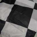 1 Pcs Black and White Checkered Feather Flag Checkered Swooped Racing Flags Windless Full Sleeve Banner Finish Line Sign for Races Events Party Supplies(No flagpole)